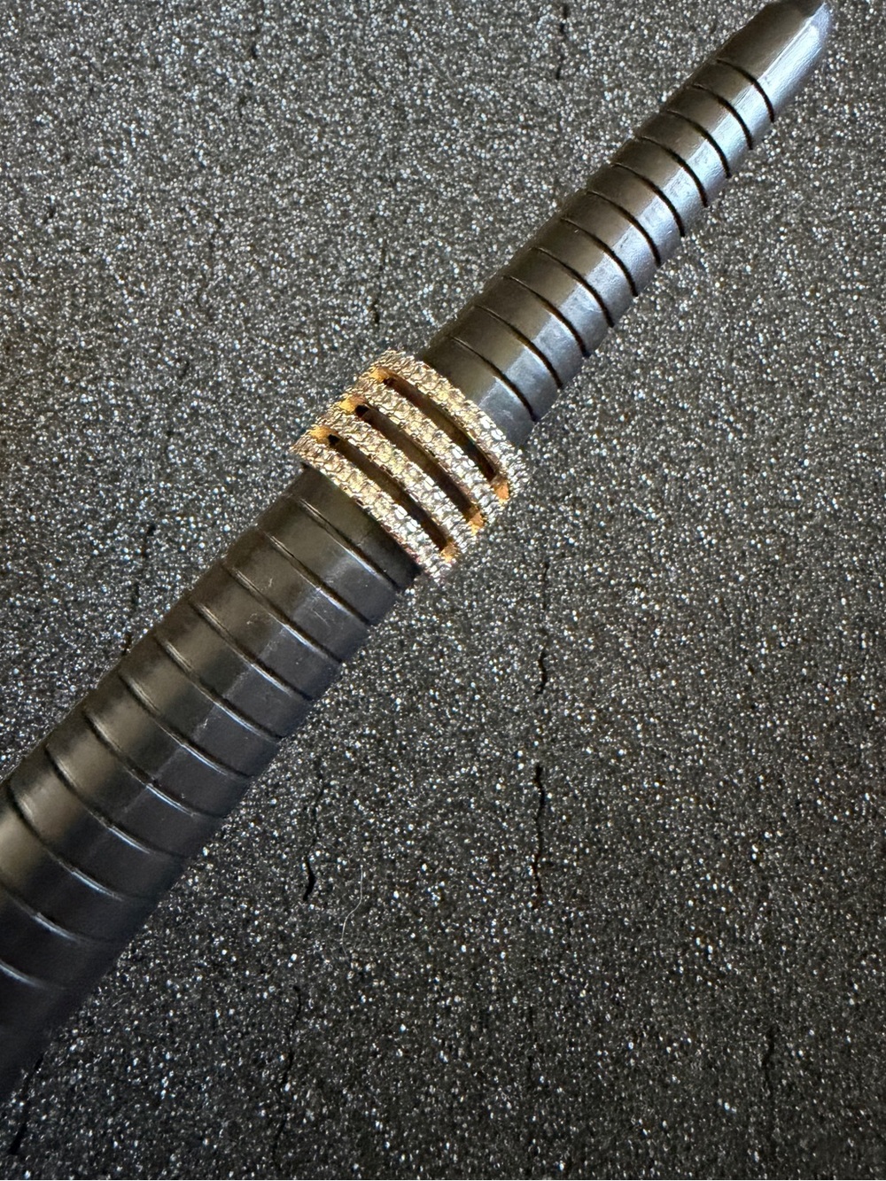 Multi-row Pavé Statement Band Ring - Picture 4 of 9